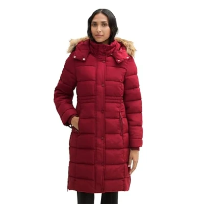 Abbildung von TOM Tailor Wintermantel, Damen, Größe: Small, Deep red
