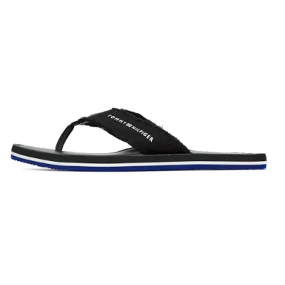 Abbildung von Tommy Hilfiger Hausschuh, Herren, Größe: 45, Black Schuhe