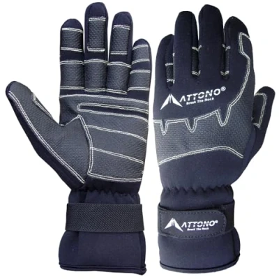 Abbildung von ATTONO Segelhandschuhe Winter Segeln Regatta Wassersport Handschuhe 9