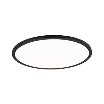 Abbildung von Paulmann 70999 LED Panel Atria Shine 420mm 3 Step Dim rund incl. 1x22 W dimmbar Warmweiß Schwarz Lichtpanel Kunststoff Deckenpanel 3000 K
