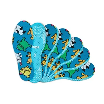 Abbildung von Kaps 6 PAAR Geruchshemmende Kinder Einlegesohlen CUT TO SIZE Sonstige Accessoires für Kinder, Größe: One Size, Blue