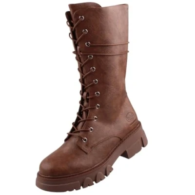 Abbildung von Dockers by Gerli Damen 49PU213 Halblange Stiefel, braun, 41 EU