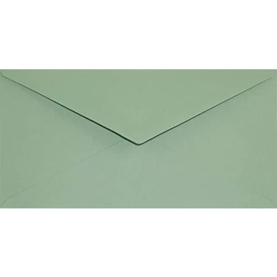 Abbildung von Netuno 100 Briefumschläge Grün DIN lang 110 x 220 mm 120g Keaykolour Matcha Tea farbige Öko Briefkuverts bunt hochwertig lange Umschläge Hochzeit Geburtstags Einladungen Geschenkkarten
