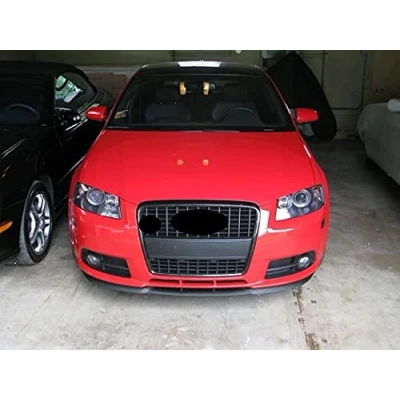 Abbildung von Cup Front Spoiler Lippe Schürze Ansatz ABS Lackierbar Schwarz