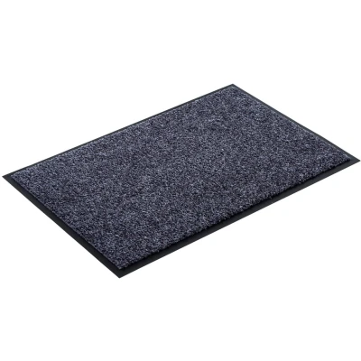 Abbildung von ASTRA Hochwertige Schmutzfangmatte Fussmatte innen bei 30 C waschbare Fußmatte Rutschfester Läufer Schuhablage Flur Küche blaugrau 60x90 cm