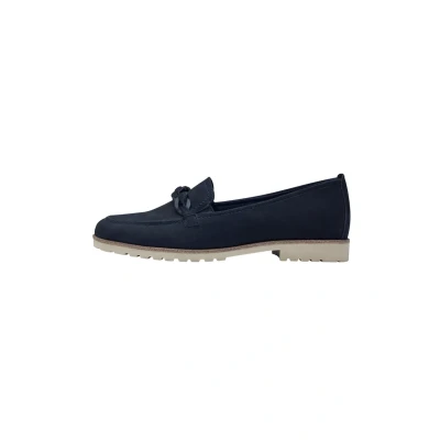 Abbildung von Tamaris Damen Slipper, Frauen Slip On,TOUCHit Fußbett,Schlupfschuhe,schluepfschuhe,Loafer,College Schuhe,Businessschuhe,elegant,Navy,38 EU