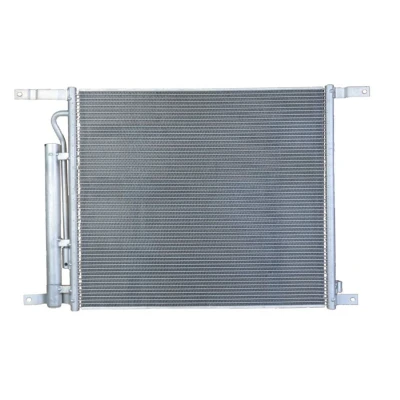 Abbildung von NRF EASY FIT 35931 Klimakondensator mit Trockner, Dichtring 15,5 10,2 Aluminium 495 CHEVROLET: Aveo / Kalos Hatchback
