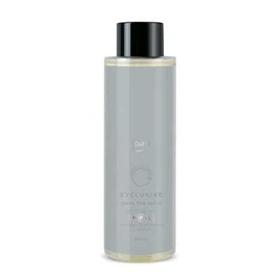 Abbildung von ipuro Exclusive Raumduft Nachfüllflasche THÉ EPICÉ 240ml mit erhöhtem Duftölanteil Raumerfrischer Matcha, Zitrone &amp; Jasmin Duft Nachfüller Diffuser Stäbchen Lufterfrischer Refill