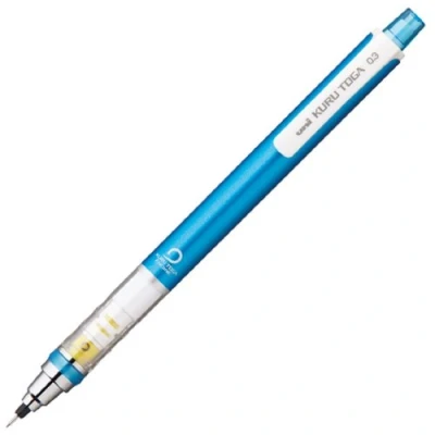 Abbildung von Uni Druckbleistift, Kuru Toga Standard Modell 0,3 mm, blau (m34501p.33)
