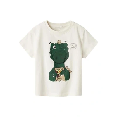 Abbildung von Name it Nmmbrett Tshirt print für Kinder, Größe: 80, Cloud dancer