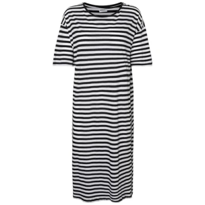 Abbildung von Noisy may Damen Bequemes 2/4 Arm Kleid Dünnes Midi Shirt Dress Plus Size Übergröße NMMAYDEN