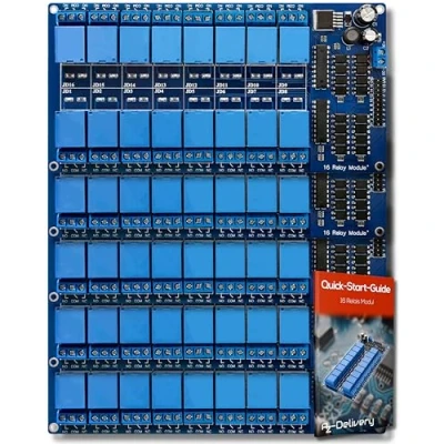 Abbildung von AZDelivery 5 x 16 Relais Modul 12V mit Optokoppler Low Level Trigger kompatibel Arduino inklusive E Book!