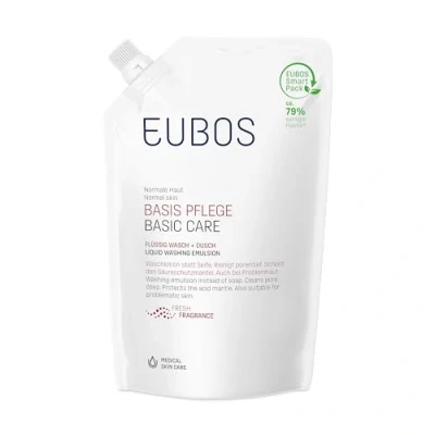 Abbildung von Eubos Flüssig rot Nachfüllpackung mit frischem Duft