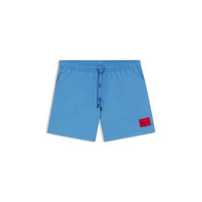 Abbildung von HUGO Dominica Badeshorts, Herren, Größe: Large, Light blue