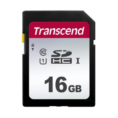 Abbildung von Transcend 16GB SDHC 300S Speicherkarte UHS I, C10, U3, V30, 4K, Full HD, bis zu 95/40 MB/s (ideal für Digitalkameras) mit Frustration Free Verpackung TS16GSDC300S E