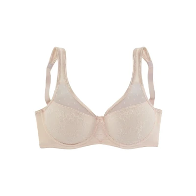 Abbildung von Lascana Minimizer BRA Bügel BH, Damen, Größe: 95D, Powder