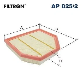 Abbildung von FILTRON AP 025/2 Luftfilter 38 215 236 Filtereinsatz BMW: 5 Saloon, 3 4 Coupe