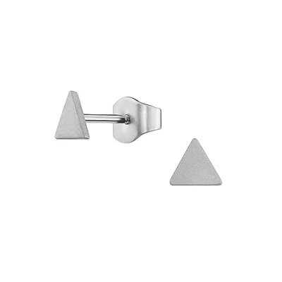 Abbildung von Traveller Ohrstecker Herren Edelstahl Dreieck flach Made in Germany 5 x mm 171011
