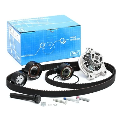 Abbildung von SKF VKMC 01258 1 Wasserpumpe + Zahnriemensatz mit Dichtungen Stehbolzen VOLKSWAGEN: Transporter 4 Bus, 4, LT 28 35 II Minibus