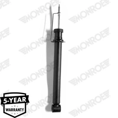 Abbildung von MONROE 23935 Stoßdämpfer Gasdruck Zweirohr federtragender Dämpfer unten Auge, oben Stift FORD: KA Hatchback