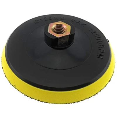Abbildung von PRODIAMANT Aufnahmeteller 125 mm M14 Stützteller für Klett Schleifpads Beton, Metall, Stein und Lackierungen