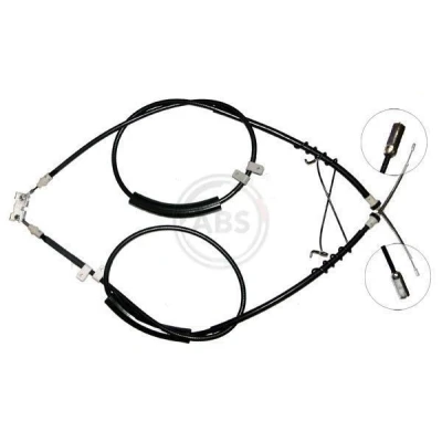 Abbildung von A.B.S. K17695 Handbremsseil 1785, 1785 Trommelbremse FORD: Transit Connect Mk1 Van