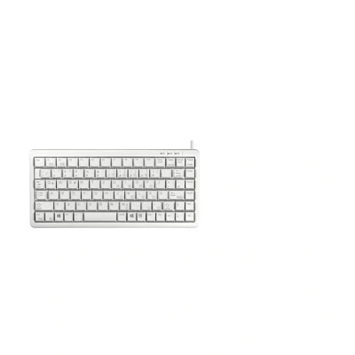 Abbildung von CHERRY G84 4100, Ultra Flache Kompakttastatur, USB Anschluss, Deutsches Layout (QWERTZ), mit Windows Taste, Platzsparend &amp; Leicht, 20 Mio. Anschläge, Weiß