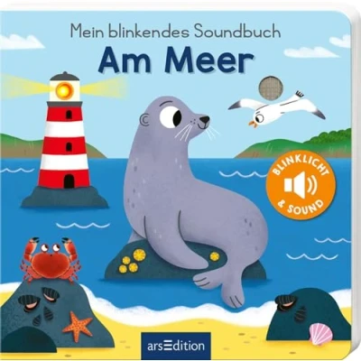 Abbildung von Mein blinkendes Soundbuch Am Meer: Sound mit 1 LED Innovatives Pappbilderbuch und Licht für Kleinkinder ab 12 Monaten