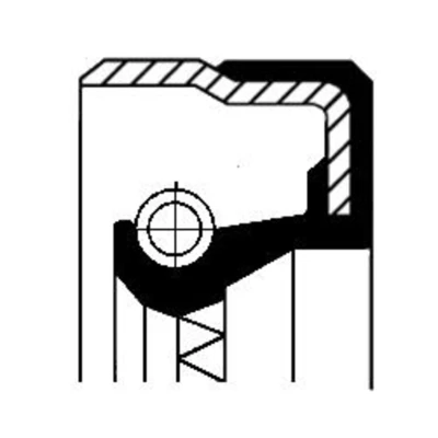 Abbildung von Wellendichtring, Differential CORTECO 19033801B