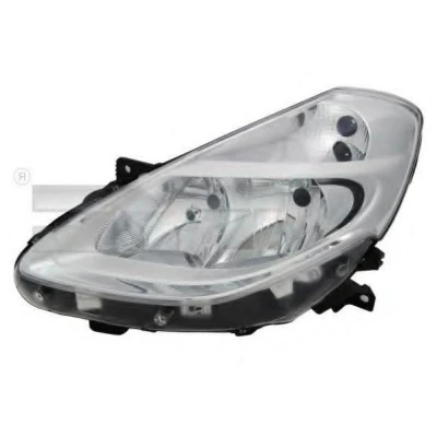 Abbildung von TYC 20 12050 05 2 Scheinwerfer links H7/H7 für Rechtsverkehr ohne Elektromotor RENAULT: CLIO III Grandtour, 3