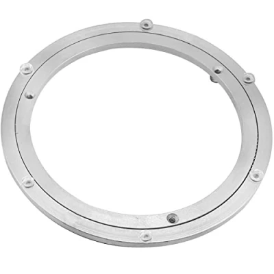 Abbildung von Besimple Robuster Drehteller aus Aluminiumlegierung, drehbarer Kugellager, runder Esstisch, Glatte Drehplatte für das Servieren von Messen, 30,5 cm