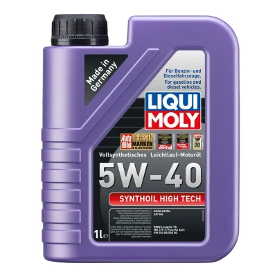Abbildung von Liqui Moly Synthoil High Tech 5W 40 1l Motoröl 1306 VOLKSWAGEN: Golf 5, TRANSPORTER 4 Bus, Passat B5 GP Estate, AUDI: A3 Sportback, A6 C6 Avant