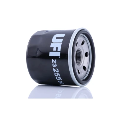 Abbildung von UFI 23.255.00 Ölfilter 3/4 16 UNF mit einem Rücklaufsperrventil Anschraubfilter SUZUKI: Vitara IV Off Road, SWIFT 4, SX4 II S Cross, CHEVROLET: Matiz