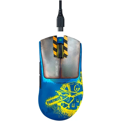 Abbildung von Razer DeathAdder V3 Pro Fortnite Edition Kabellose Esports Gaming Maus Focus 30K DPI optischer Sensor (63g leicht, ergonomische Form, Mausschalter Gen 3, HyperSpeed Wireless)