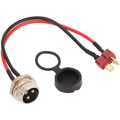 Abbildung von Yungeln DC Hohlstecker Scooter Ladeanschluss mit Staubschutz kompatibel für Kugoo M4 M4Pro Elektroscooter