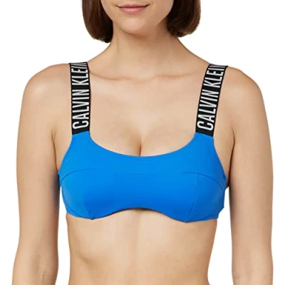 Abbildung von Calvin Klein Swimwear Bikinitop, Damen, Größe: Medium, Dynamic blue