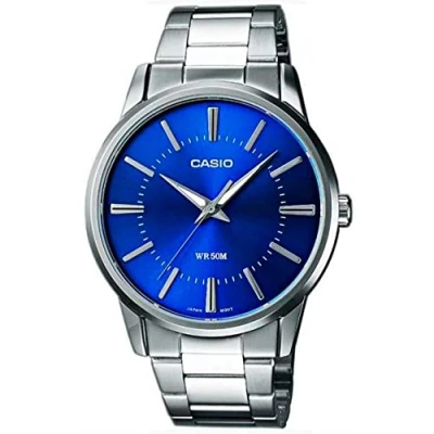 Abbildung von Casio HerrenArmbanduhr Analog Quarz Edelstahl MTP 1303PD 2AVEF