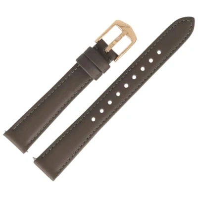 Abbildung von Fossil Uhrenarmband 14mm Leder Grau ES 3707 LB ES3707