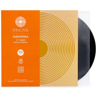 Abbildung von 100x 12 Innenhüllen Für LP Schallplatten Audiophile Zoll Antistatische Gefüttert Vinyl Schutzhüllen Mehrlagige Innenhülle Aus Reispapier
