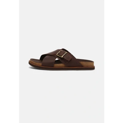 Abbildung von Timberland Amalfi Vibes Pantolette flach, Herren, Größe: 40, Dark brown Schuhe