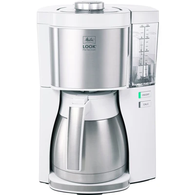 Abbildung von Melitta 1025 15 Look V Therm Perfection Filter Kaffeemaschine mit Thermo Kanne, 1080, abnehmbaren Wassertank und Entkalkungsprogramm, 1.25 liters, Weiß