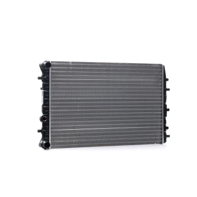Abbildung von VALEO 732864 Kühler, Motorkühlung Aluminium 635 415 23 mit Kühlmittelregler Kühlrippen mechanisch gefügt SKODA: Fabia 2, 1 Combi kfzteile,