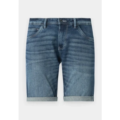 Abbildung von TOM Tailor JOSH Regular Jeans Shorts, Herren, Größe: 30, Used dark stone blue denim