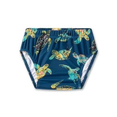 Abbildung von Sanetta Schwimmwindel blau Praktischer und nachhaltiger Badeslip aus recyceltem Polyester Mix für Jungen. Bademode Babys 086
