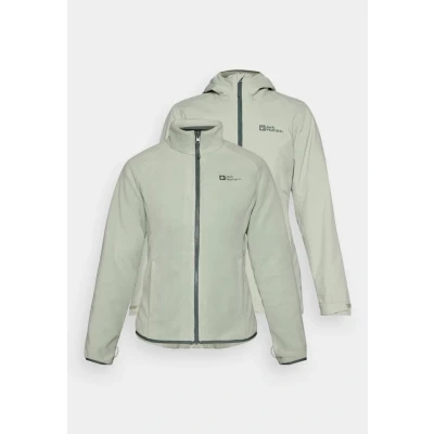 Abbildung von Jack Wolfskin Moonrise Jacket Hardshelljacke, Damen, Größe: Large, Mint leaf