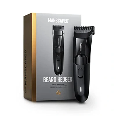 Abbildung von Der The Beard Hedger® von MANSCAPED®, Barttrimmer/Bartschneider, 20 Längeneinstellungen, T Klinge aus Edelstahl für präzises Trimmen, 60 Minuten kabellose Laufzeit, Wasserdicht