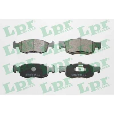 Abbildung von LPR 05P1654 Bremsbelagsatz DACIA: Sandero I, Logan I MCV, Pickup