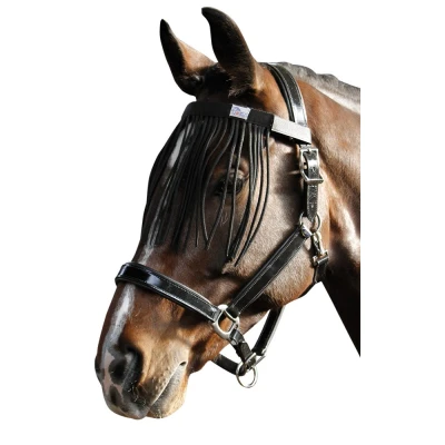 Abbildung von Harry&#039;s Horse Fliegenaugenschutzband Schwarz Vollblut