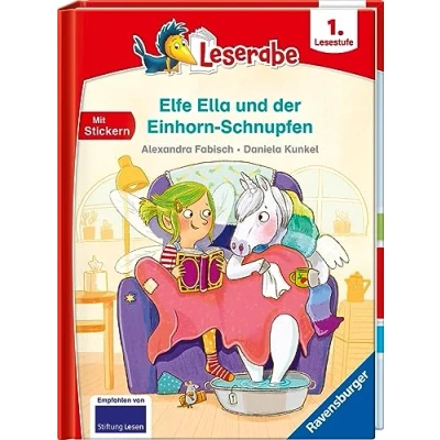 Abbildung von Elfe Ella und der Einhorn Schnupfen Leserabe ab 1. Klasse Erstlesebuch für Kinder 6 Jahren (Leserabe Lesestufe)