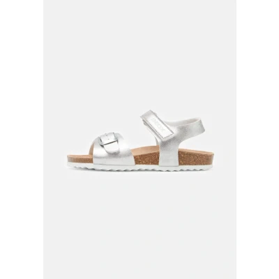 Abbildung von Geox Adriel GIRL Riemensandalette für Kinder, Größe: 37, Silver Schuhe